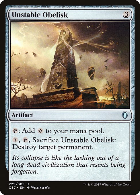 Unstable Obelisk - Commander 2017