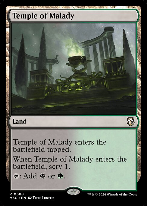 Temple of Malady - Modern Horizons 3 Commander