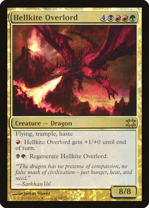 Hellkite Overlord - From the Vault: Dragons - Promo Foil