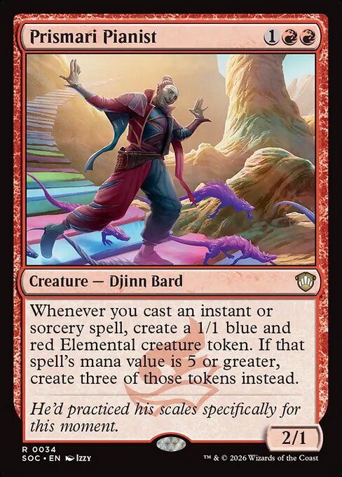 Prismari Pianist - Secrets of Strixhaven Commander