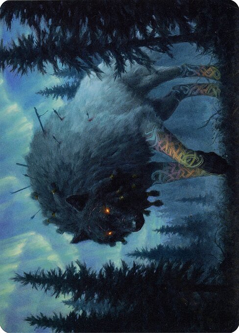 Sarulf, Realm Eater - Kaldheim Art Series - Borderless