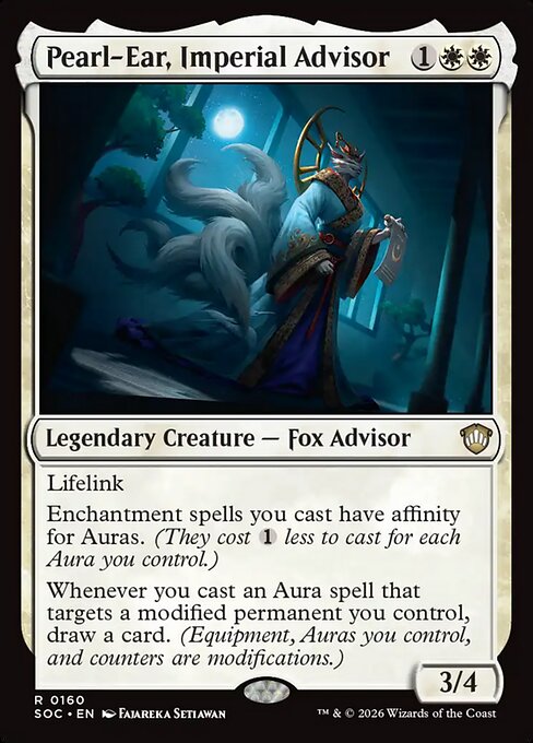 Pearl-Ear, Imperial Advisor - Secrets of Strixhaven Commander