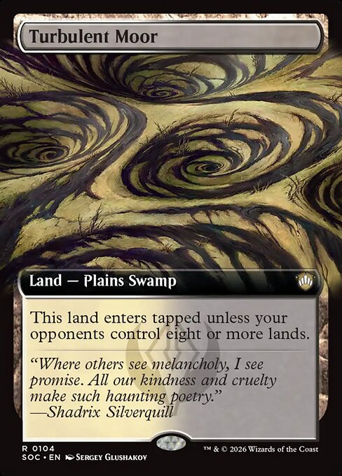 Turbulent Moor - Secrets of Strixhaven Commander - Extended Art