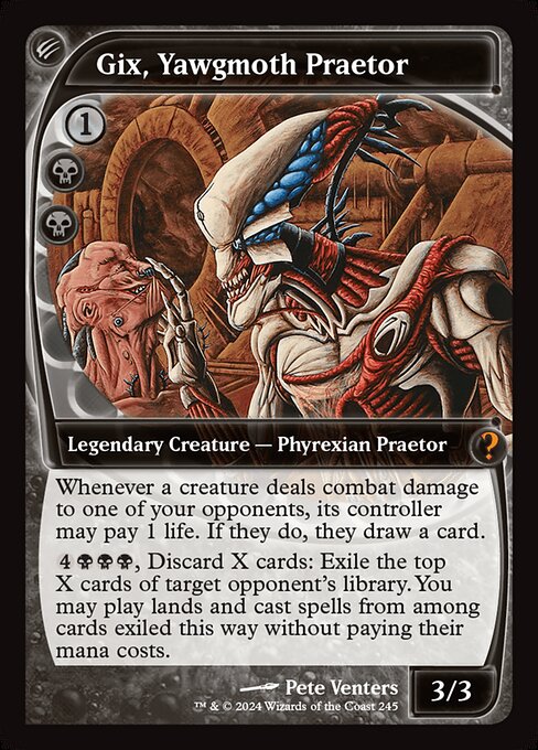 Gix, Yawgmoth Praetor - Mystery Booster 2