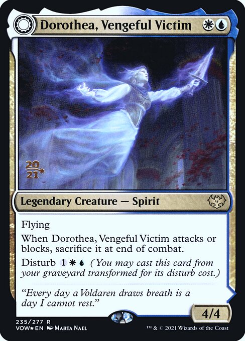 Dorothea, Vengeful Victim // Dorothea's Retribution - Innistrad: Crimson Vow Promos