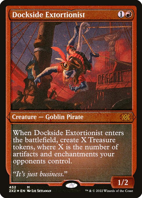 Dockside Extortionist - Double Masters 2022 - Etched Foil