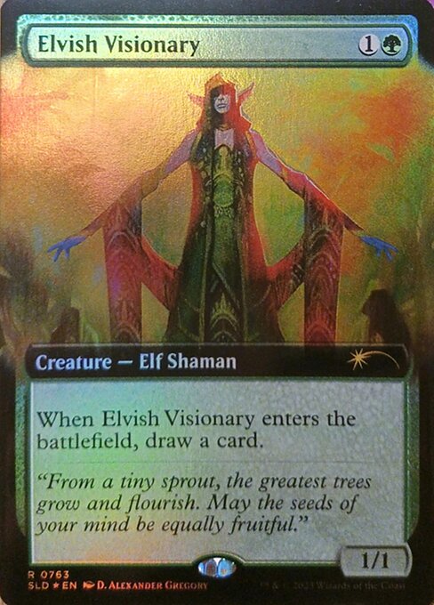 Elvish Visionary - Secret Lair Drop - Promo Foil