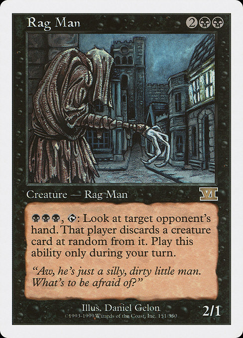 Rag Man - Classic Sixth Edition