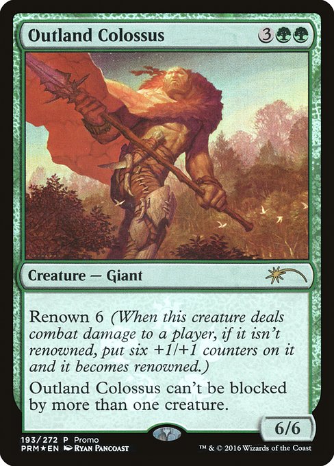 Outland Colossus - Resale Promos - Promo Foil