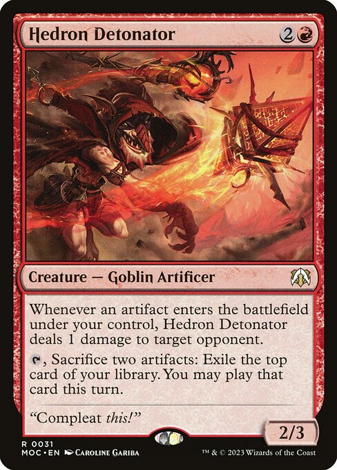 Hedron Detonator - March of the Machine Commander