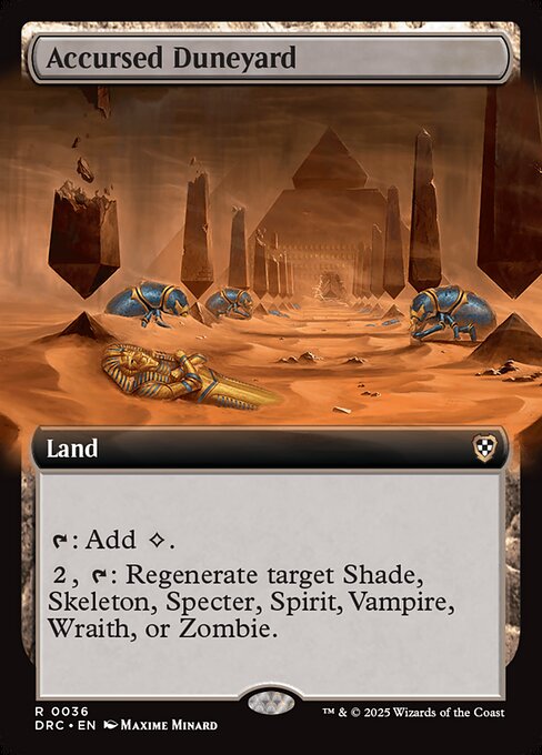 Accursed Duneyard - Aetherdrift Commander