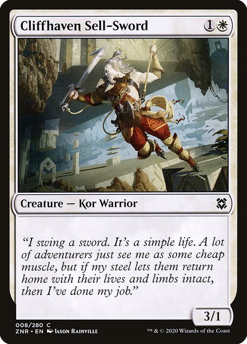 Cliffhaven Sell-Sword - Zendikar Rising