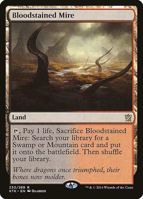 Bloodstained Mire - Khans of Tarkir