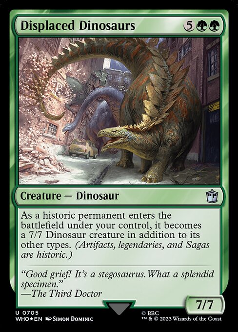 Displaced Dinosaurs - Doctor Who - Surge Foil