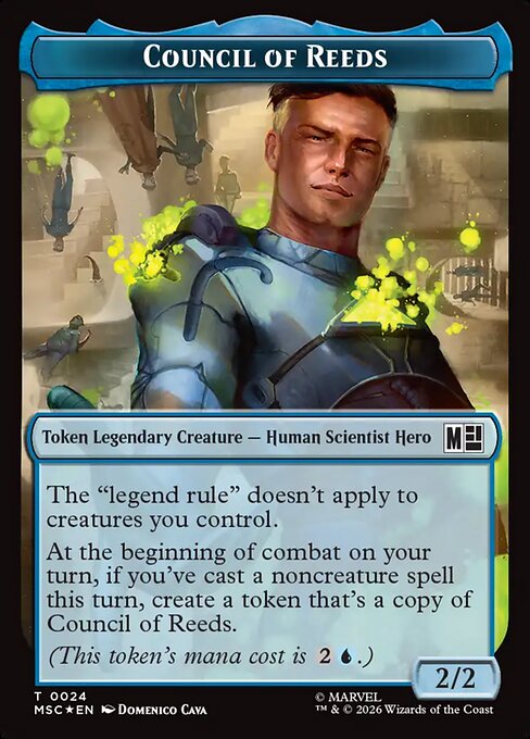 Council of Reeds - Marvel Super Heroes Commander Tokens - Surge Foil