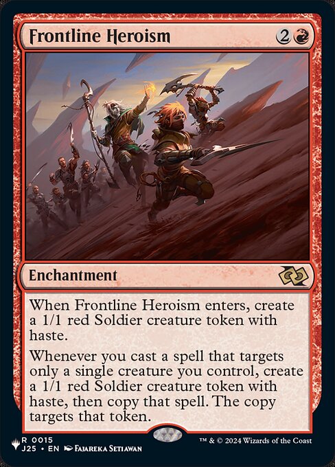 Frontline Heroism - The List
