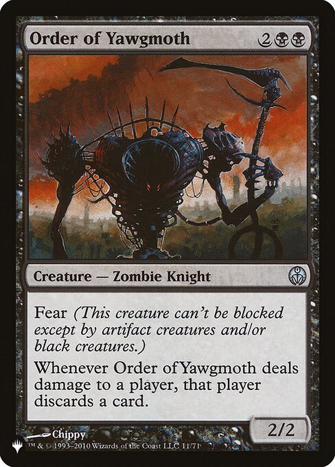 Order of Yawgmoth - The List