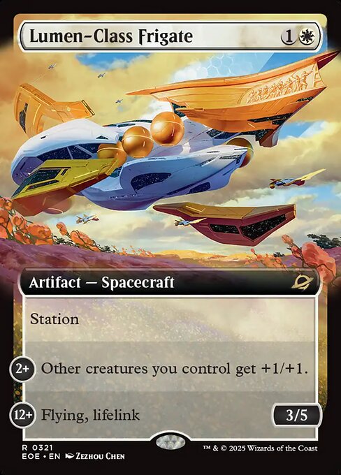 Lumen-Class Frigate - Edge of Eternities - Extended Art