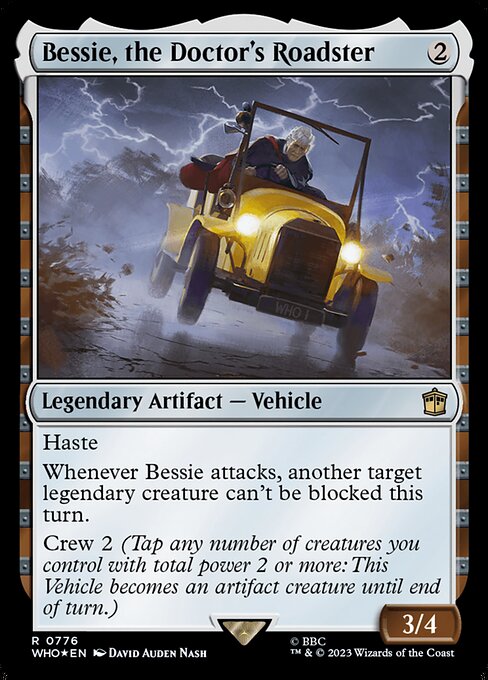 Bessie, the Doctor's Roadster - Doctor Who - Surge Foil