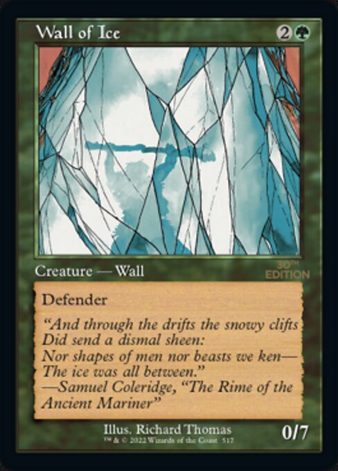 Wall of Ice - 30th Anniversary Edition - Retro