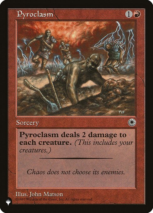 Pyroclasm - The List