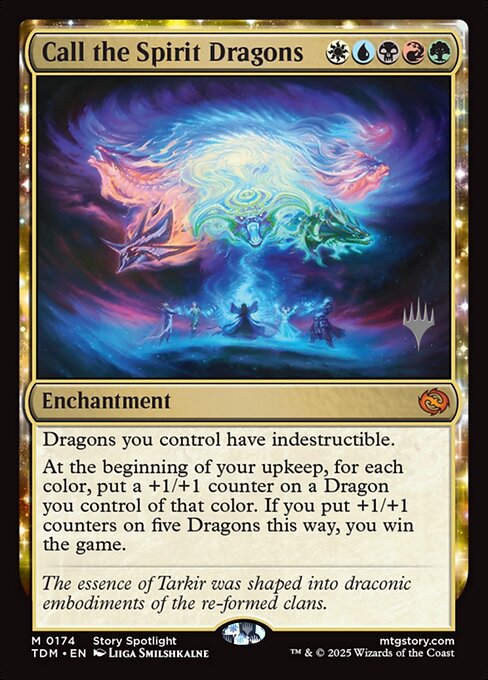 Call the Spirit Dragons - Tarkir: Dragonstorm Promos