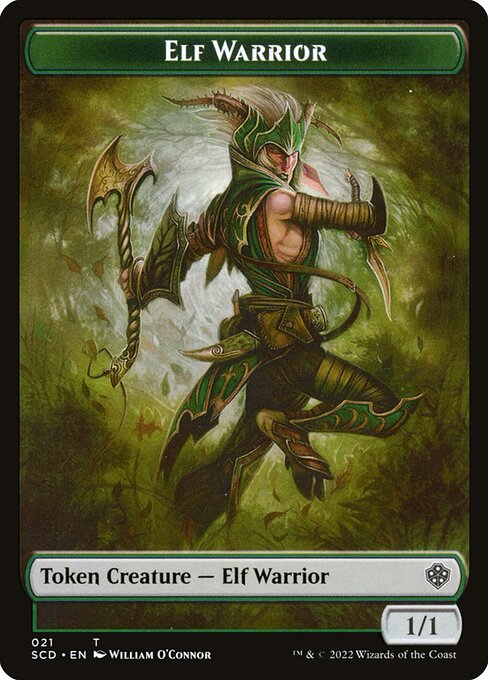 Elf Warrior - Starter Commander Decks Tokens