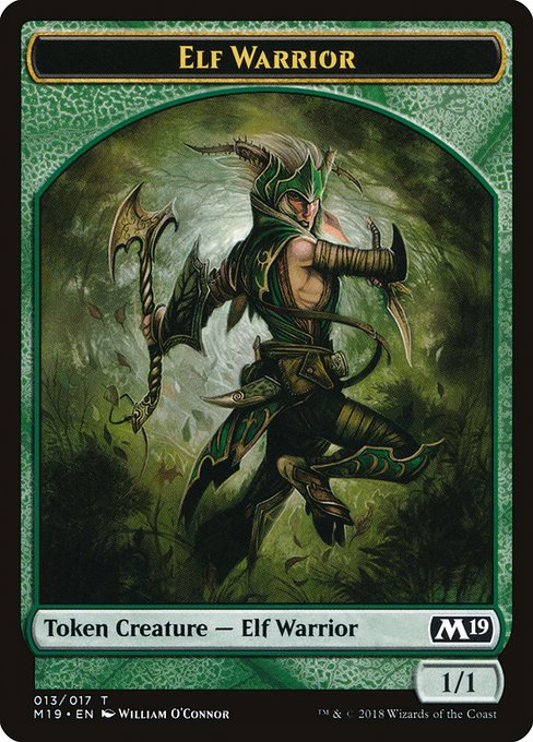 Elf Warrior - Core Set 2019 Tokens