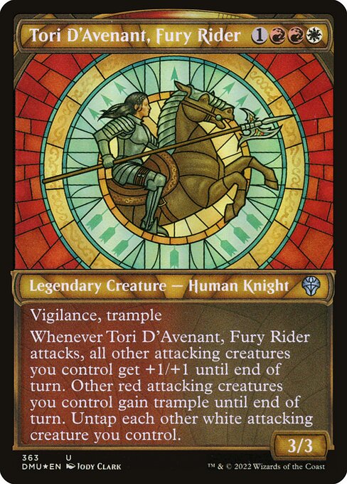 Tori D'Avenant, Fury Rider - Dominaria United - Textured Foil