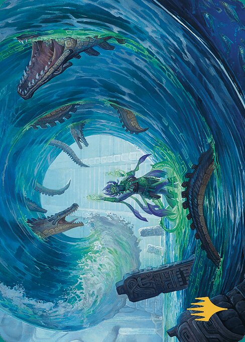 Wave Goodbye - The Lost Caverns of Ixalan Art Series - Borderless