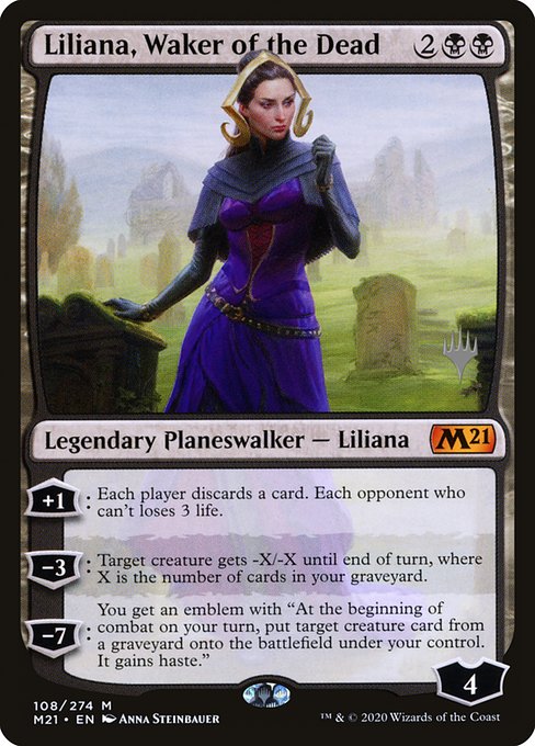 Liliana, Waker of the Dead - Core Set 2021 Promos