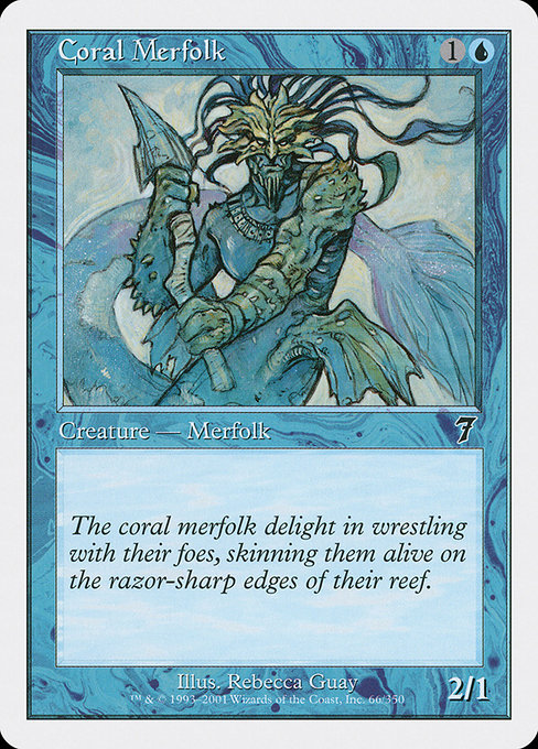 Coral Merfolk - Seventh Edition