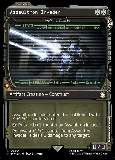 Assaultron Invader (Walking Ballista) - Fallout - Surge Foil