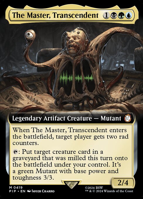 The Master, Transcendent - Fallout - Extended Art