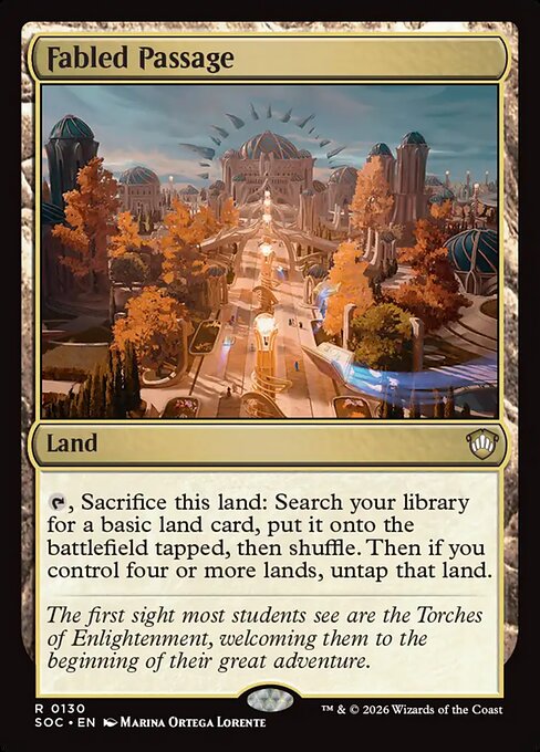 Fabled Passage - Secrets of Strixhaven Commander
