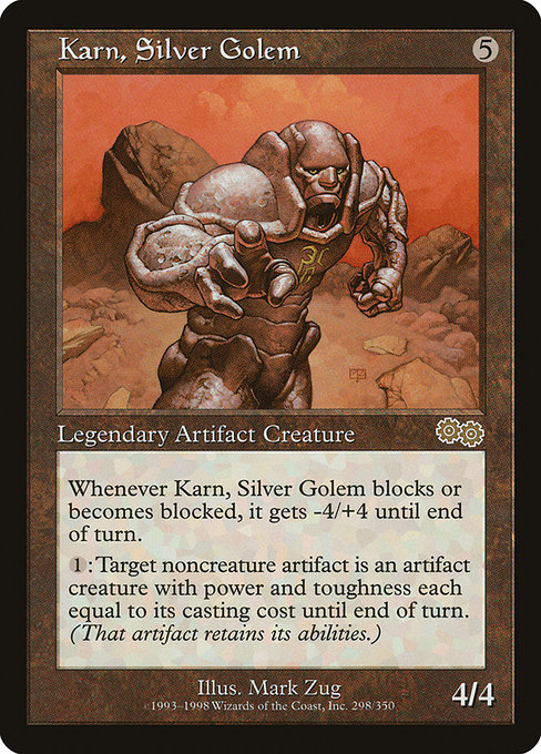 Karn, Silver Golem - Urza's Saga