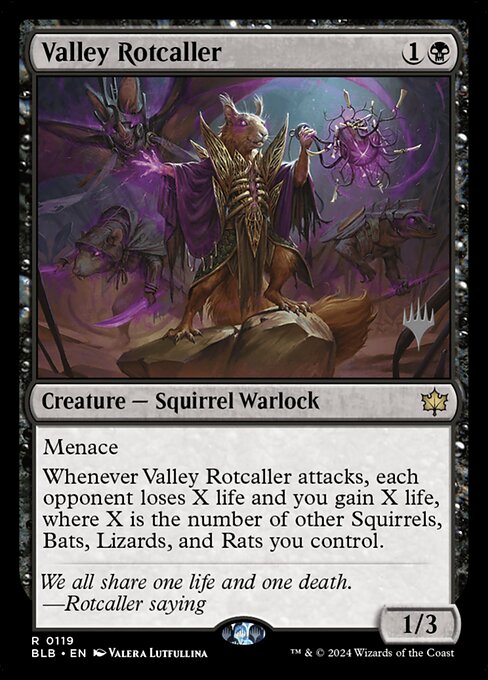 Valley Rotcaller - Bloomburrow Promos