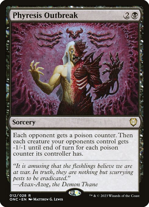 Phyresis Outbreak - Phyrexia: All Will Be One Commander