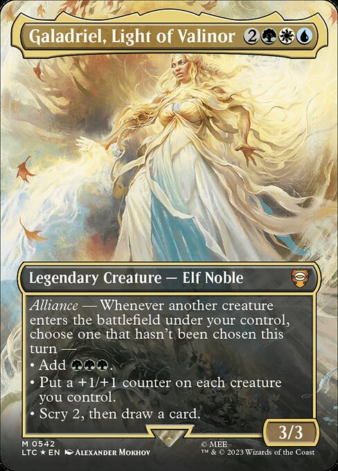 Galadriel, Light of Valinor - Tales of Middle-earth Commander - Surge Foil