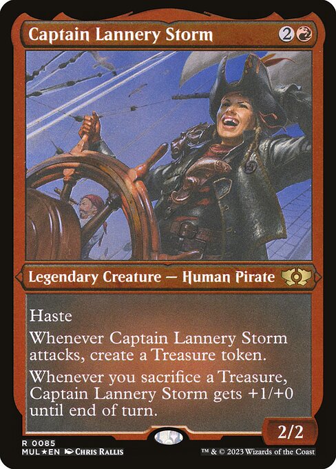 Captain Lannery Storm - Multiverse Legends - Etched Foil