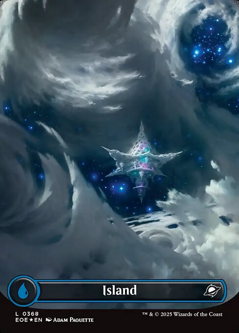 Island - Edge of Eternities - Galaxy Foil, Borderless