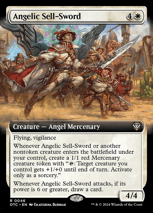 Angelic Sell-Sword - Outlaws of Thunder Junction Commander