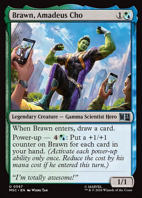 Brawn, Amadeus Cho - Marvel Super Heroes Commander