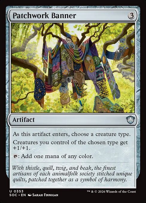 Patchwork Banner - Secrets of Strixhaven Commander