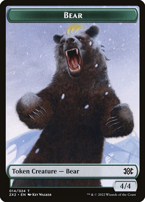 Bear - Double Masters 2022 Tokens