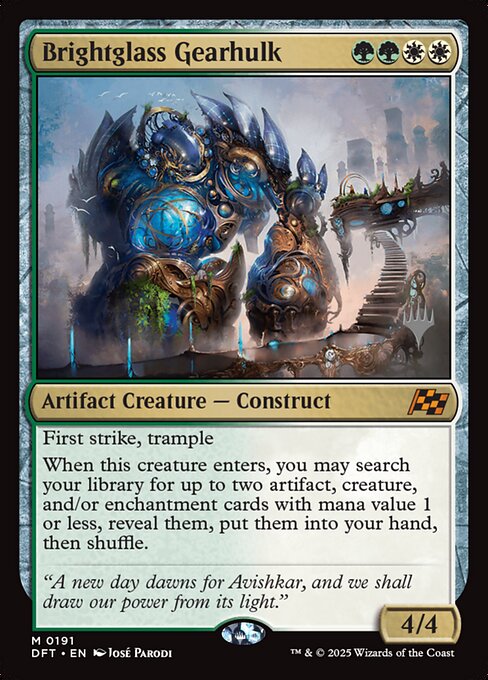 Brightglass Gearhulk - Aetherdrift Promos