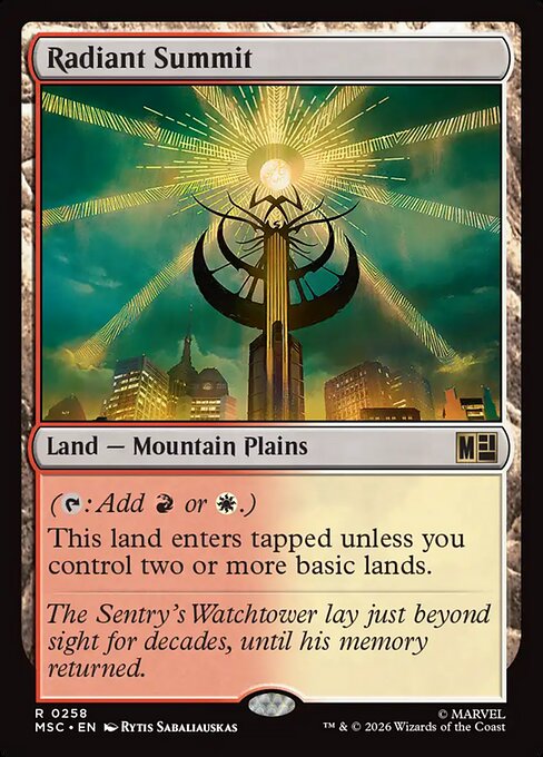 Radiant Summit - Marvel Super Heroes Commander