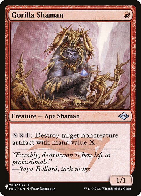 Gorilla Shaman - The List