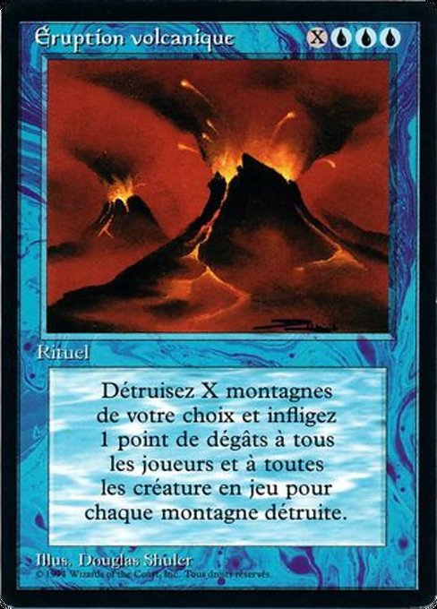 Eruption volcanique (Volcanic Eruption) - Foreign Black Border