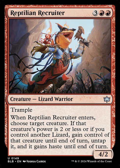 Reptilian Recruiter - Bloomburrow